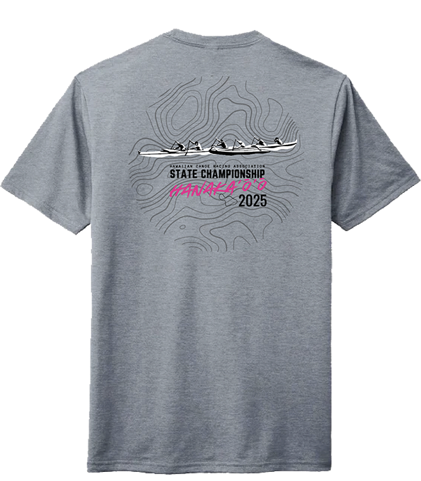 Short Sleeve Topographic Trek Triblend Flint Grey (O25)