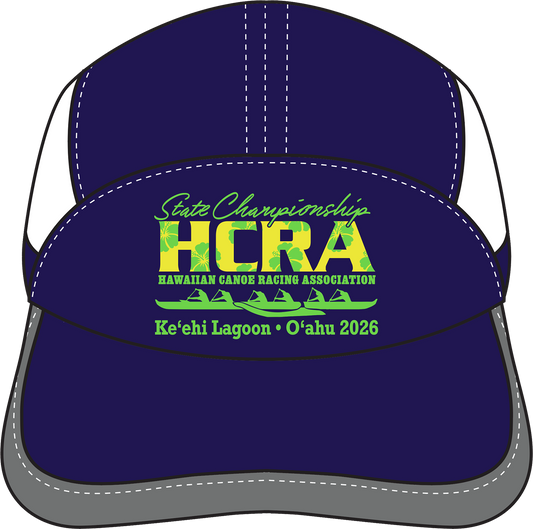 #14 Cap: Paddling Cap Navy w-Green Canoe